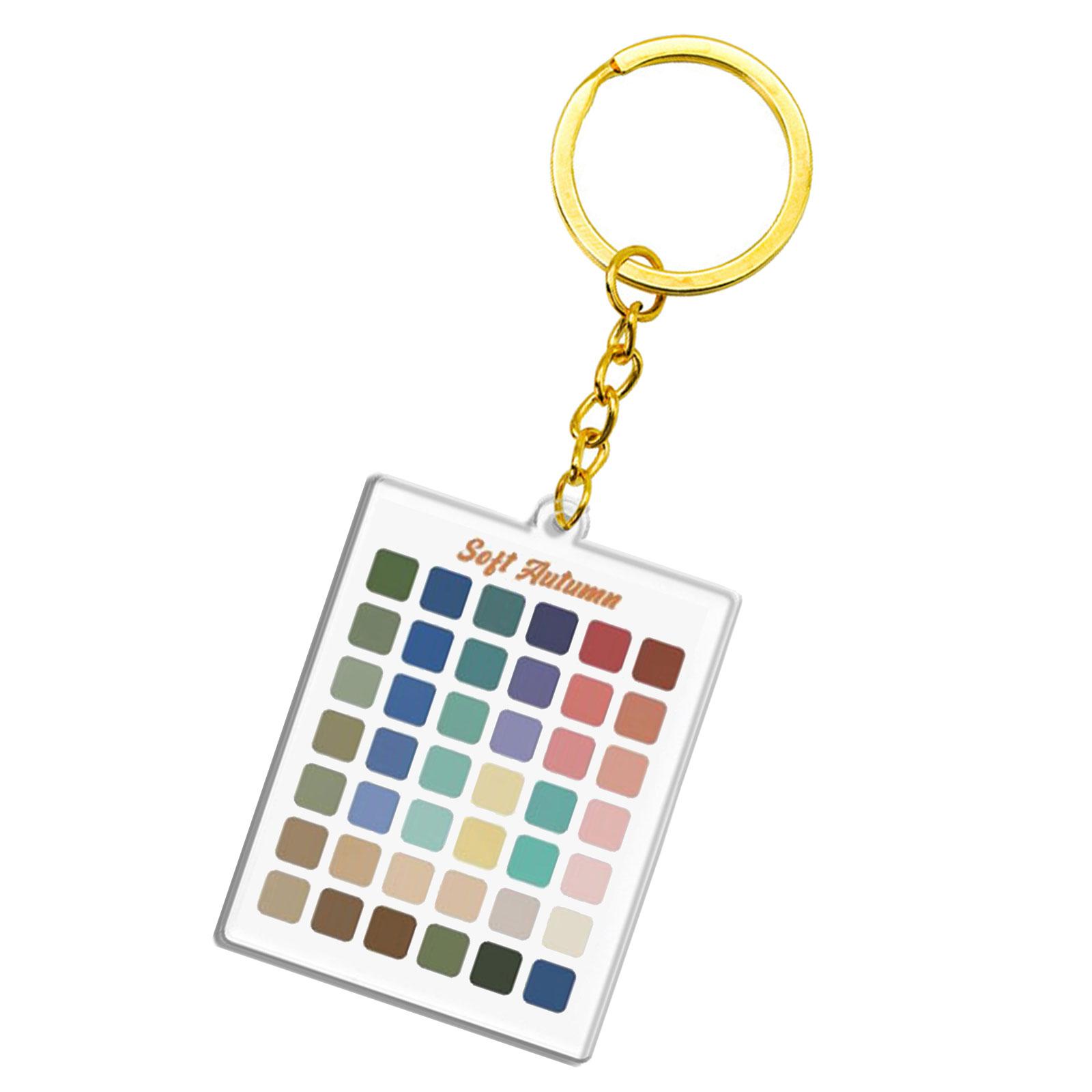 

Unique Season Themed Keychain High Quality Shatterproof Acrylic Keyring Accessory for Bag Purses and Backpacks