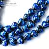 [GOLD STONE] Firefly Glass Beads, Heart Shape, Medium, Approx. 15 X 15 X 8mm, Approx. 39cm Long, Glass Beads, Okinawa Souvenir