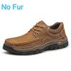 Fashion 2025 Genuine Leather Men's Casual Shoes Handmade Soft Cow Leather Thick Bottom Non-Slip Leisure Men Loafers Plus Size 37-49