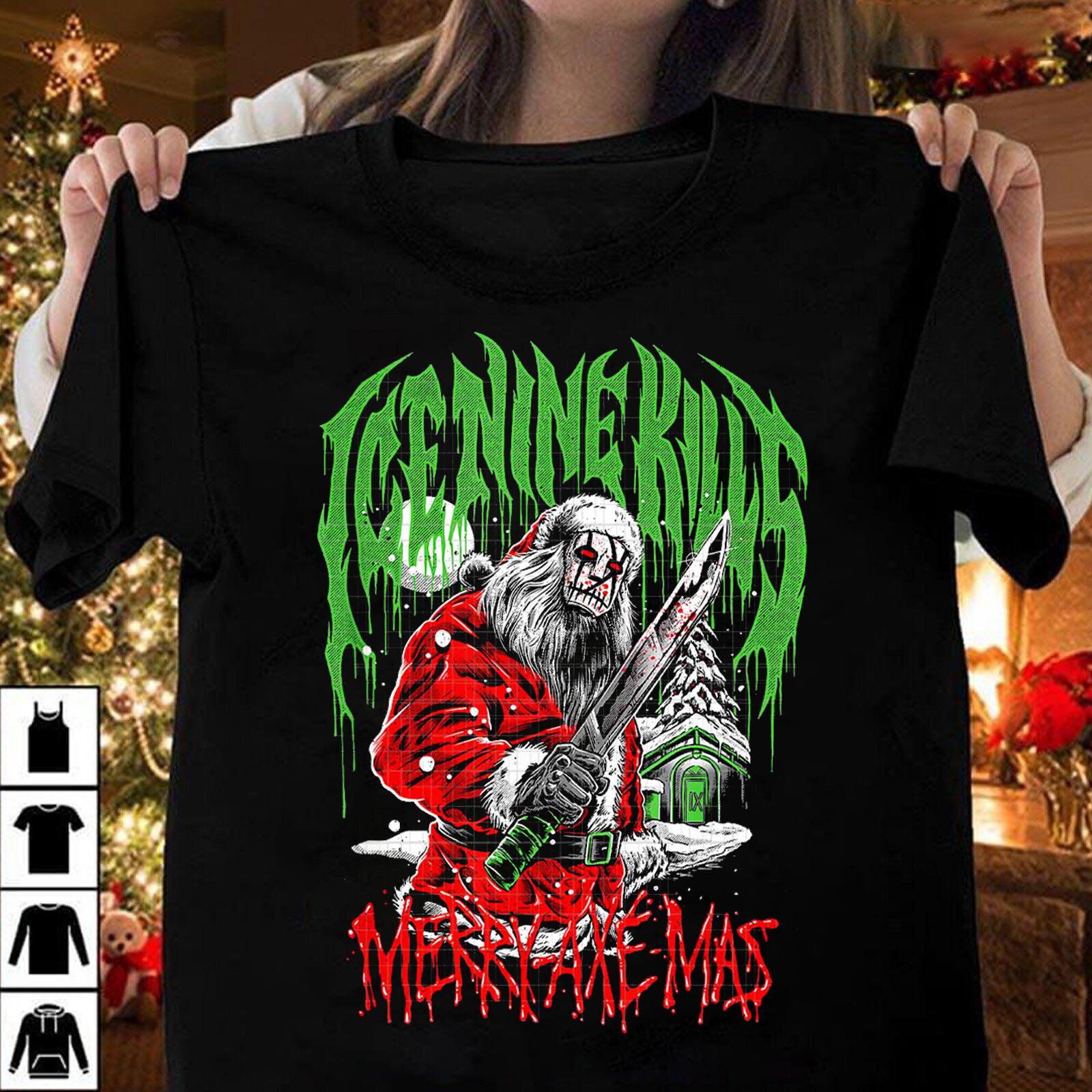 Ice Nine Kills Merry Axe Mas Band Collection S to 5XL T-shirt BM405 S