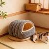 Cat Cave Bed Pet Sleeping Bag Winter Comfortable Warm House Cushion for Pet Supplies Small Dogs Indoor Cats Playing Relaxing