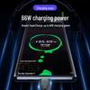 3-in-1 66W Fast Charging Cable for Apple/Android, 6A Aluminum Alloy Braided.