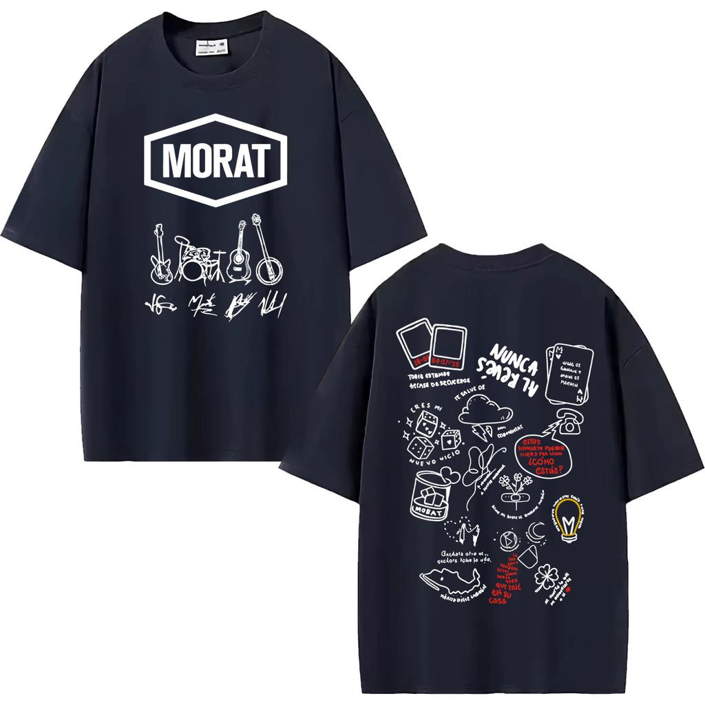 2027 Cool Band Morat Yem Album Stampa Grafica Magliette Unisex WoUnisex Moda Hip Hop Streetwear Maglietta Alta Qualità Casual 100% Cot