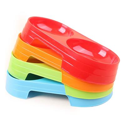Ciotola per animali domestici in plastica colorata