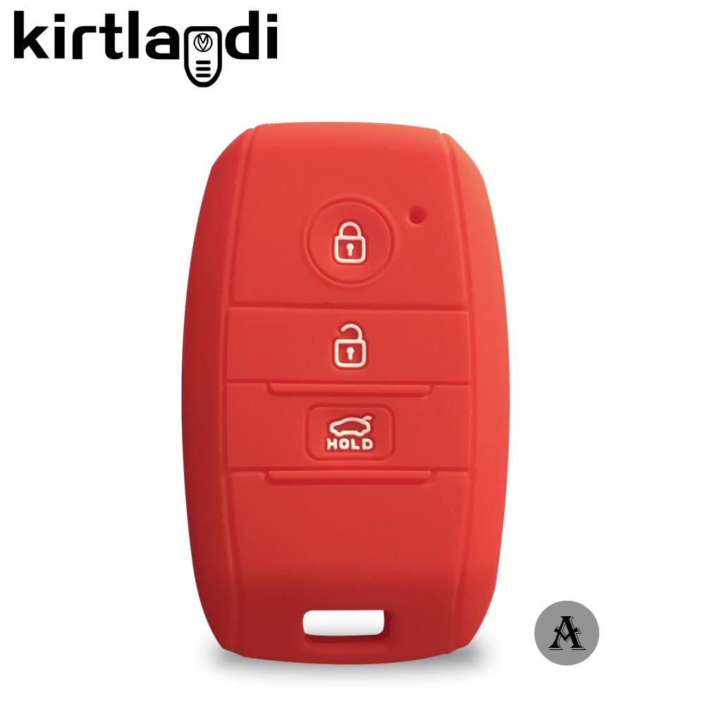 Silikonowy Pokrowiec na Kluczyk Uchwyt Brelok dla Kia Rio GTLine X-line Sorento Optima 3 Cerato K4 Sportage Ceed KX K4 K5 Sorento Prime 3