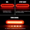 45 87 Led Brake Tail Light Bar DRL Motorcycle Rear Turn Signal Lamp 3 in 1 Taillight For Cafe Racer Chooper Bobber Crusier Quad