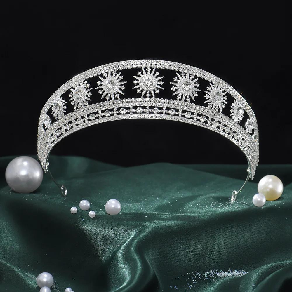 

Baroque Queen Crown for Women Bridal Tiaras Crowns for Birthday Party 16 Years Diadem Wedding Hair Jewelry Headpiece Accessories