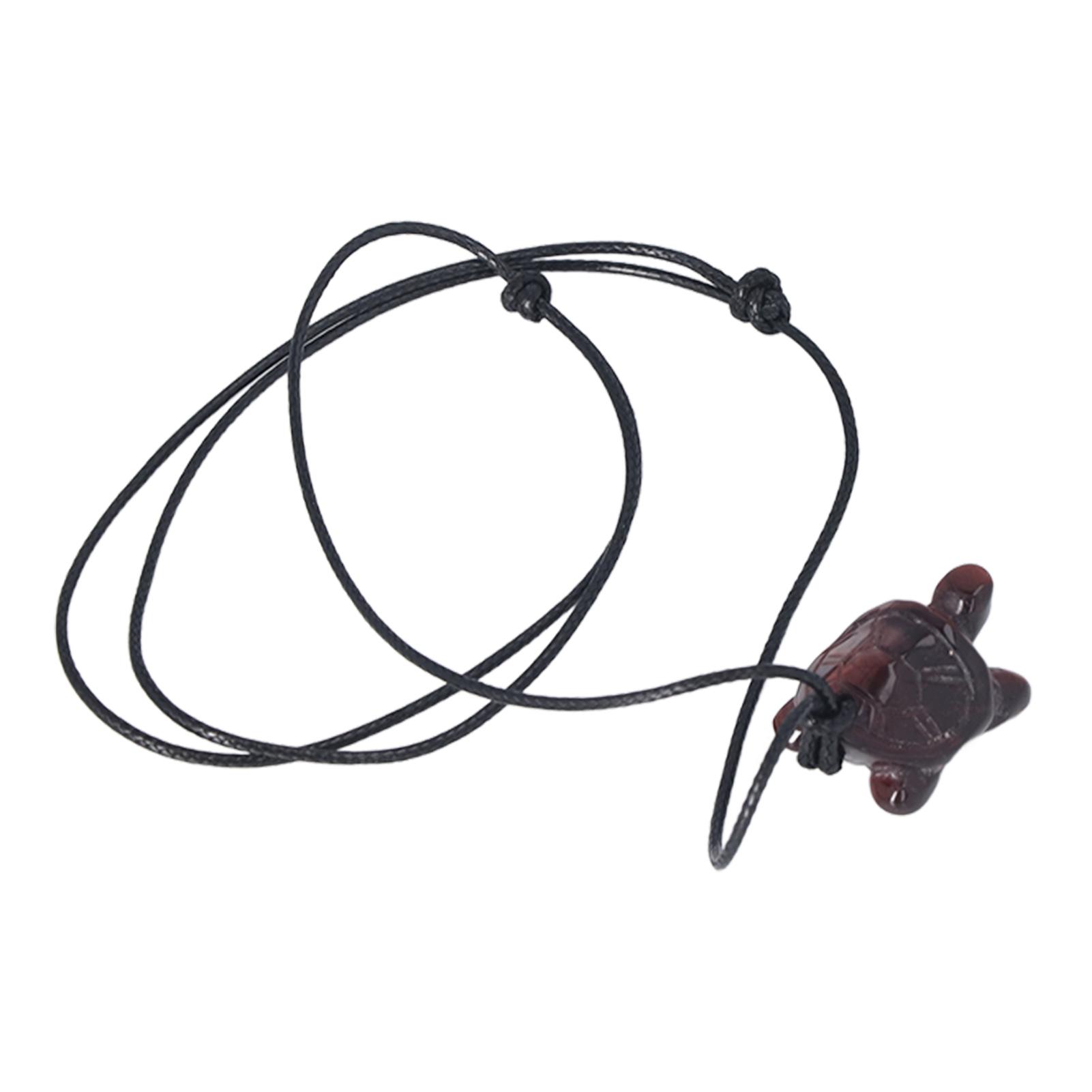 

Кристальная подвеска-ожерелье Натуральные полудрагоценные камни Ручная резьба Форма черепахи Кристальные украшения для исцеления Медитации