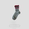 Female Autumn and Winter New Product Fashion All Kinds of Retro Clash Color Lace Nation Wind Tube Cotton Socks