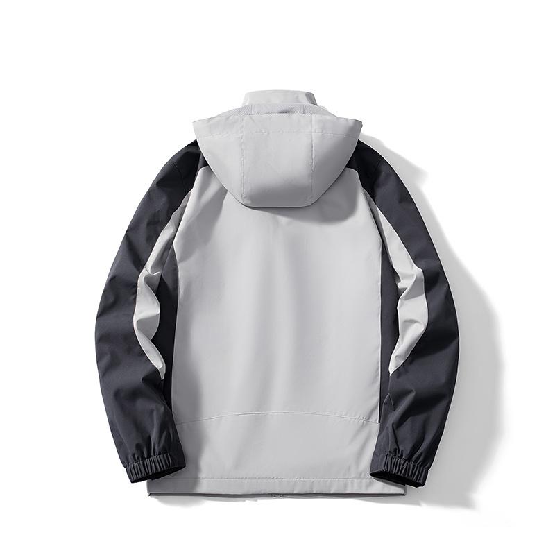 Outdoor Stormtrooper Coat Male and Female Couples Hooded Windproof Waterproof Jacket Matching Color Autumn Couple Mountaineering Clothing