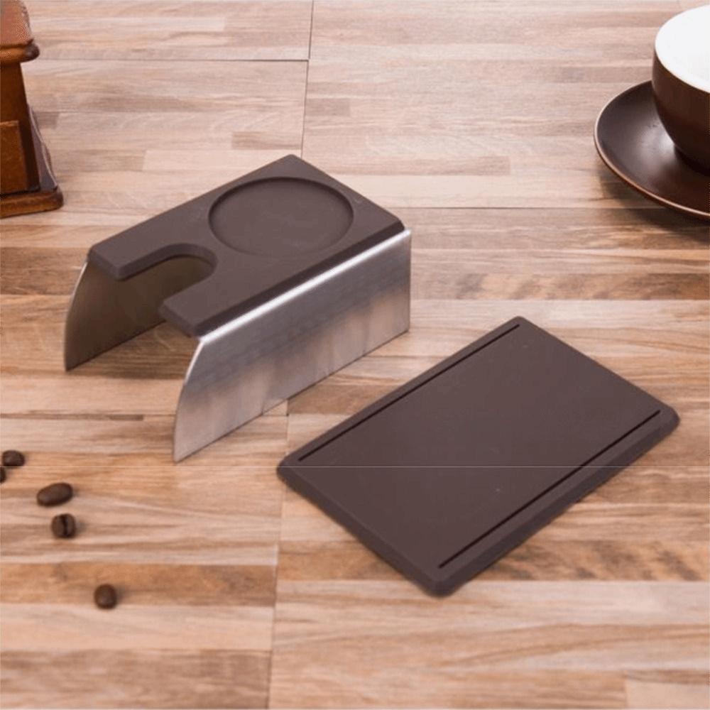 Silicone Bottom Coffee Tamper Station Barista Tools Storage Base  Coffee Machine Accessories