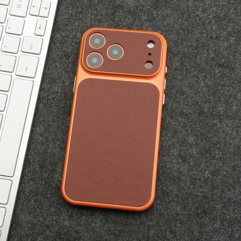 Vintage Gewebtes Leder Texturiertes Case Für iPhone 17 Air 16 15 14 13 12 Pro Max Retro Stoßfest PC Beschichtung Rüstung Harte Handyhülle