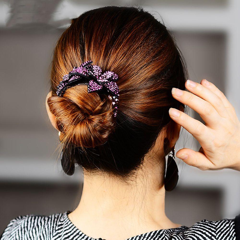 

Clip Flower Headwear Sweet Korean Style Hair Claw Women Hairpin Ponytail Holder Women Headwear шампанського