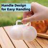 2Pcs 2-Cell Outdoor Portable Egg Box  Plastic Tray Shock-absorbing Anti Drop Egg Loade Storage Containers Organizer Box Storage