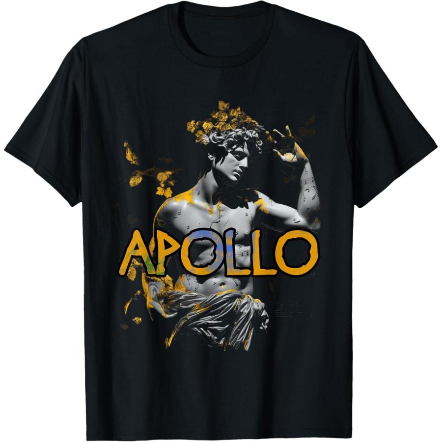 Футболка Аполлон Греческая мифология XXXXXL чёрный