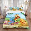 Winnie Pooh Friends Print 3Pcs Bedding Setduvet Cover With 2 Bedropillowcase Home Birthday Gift