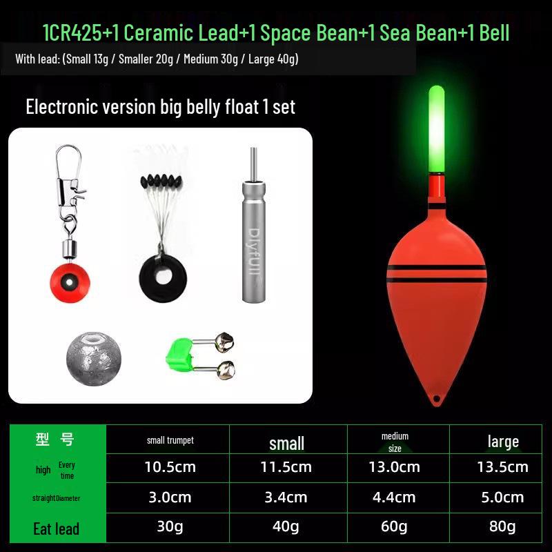 Luminous Long Cast Sea Fishing Float for Bighead and Silver Carp