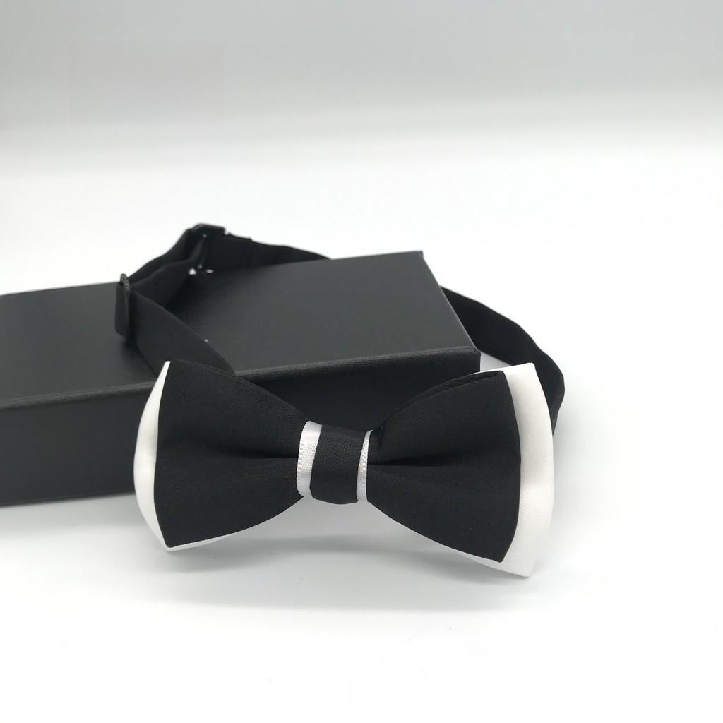 Childrens Double Layer Bicolor Bow Tie With Classic Style For Kids Formal Events