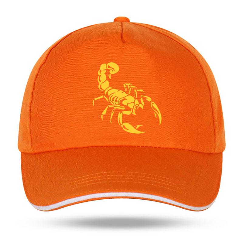 New Unisex Women Fashion Scorpion Baseball Caps for Hip Hop Cotton Trucker Cap Bone Dad Hats