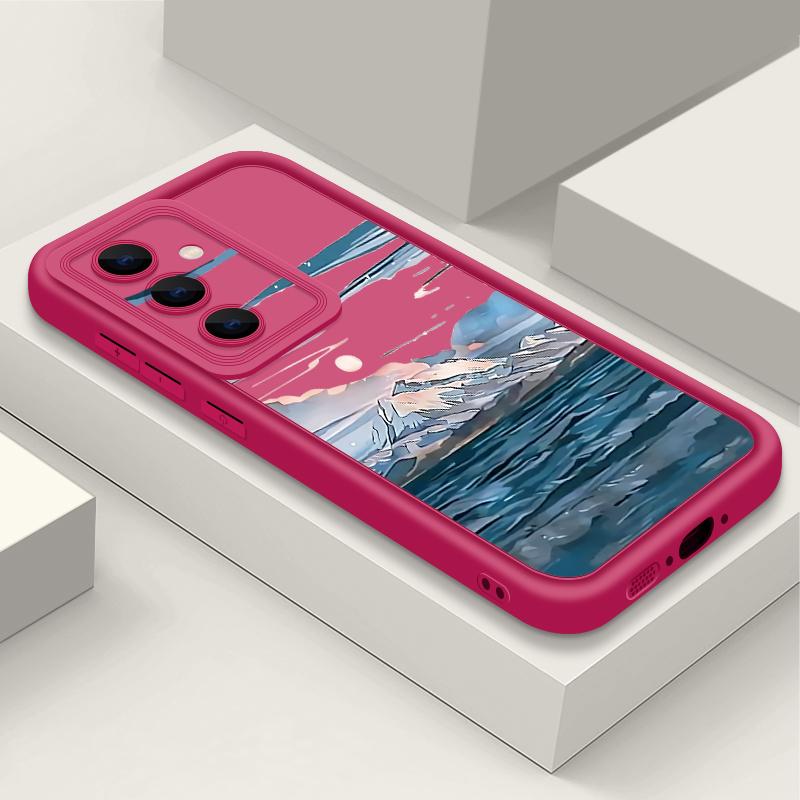 Mountain Landscape Pattern Case For Samsung Galaxy A57 A37 A17 A56 A16 A36 A55 A15 A14 A26 A54 A35 Soft TPU Silicone Phone Cover