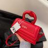 Versatile New Portable Korean Version Women's Bag Fashion Shoulder Internet Celebrity Solid Color Handbag