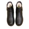 Winter New Women's Leather Ankle Boots, Women's Thick Plush Warm Snow Boots, Waterproof and Non Slip Boots Botas De Mujer