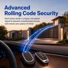 Rolling Code Gate Remote for Alutech AT-4N 4 Buttons Keychain Remote Control  Garage Use