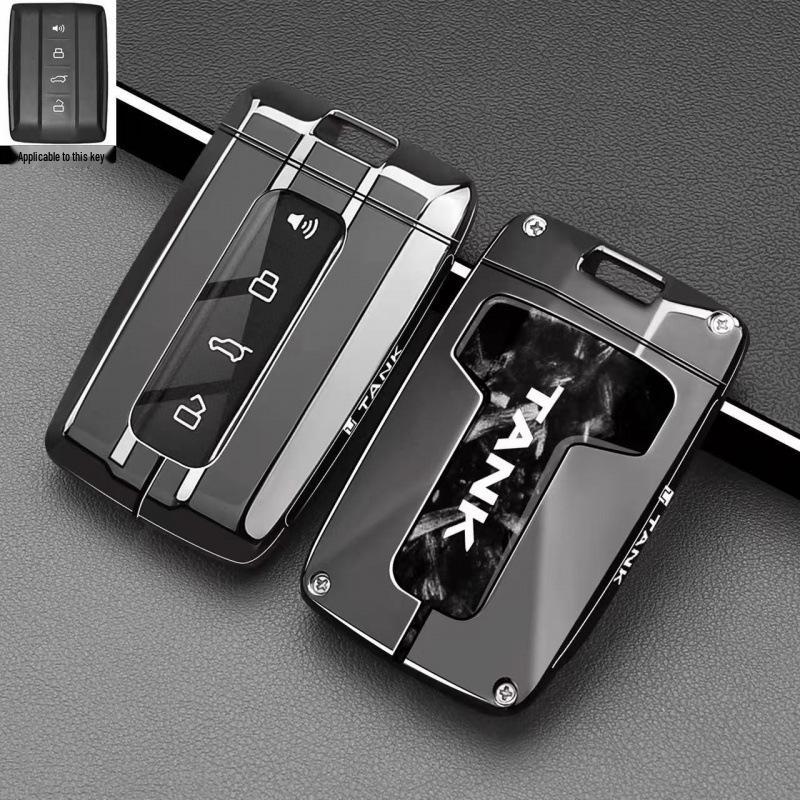 Tank 300/Hi4T/400/500/700 Key Case Shell with Buckle for New Energy Vehicles