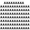100Pcs Latching Switch Self Locking 6 Pin Flat  Plastic Control Equipment 5.8x5.8mm