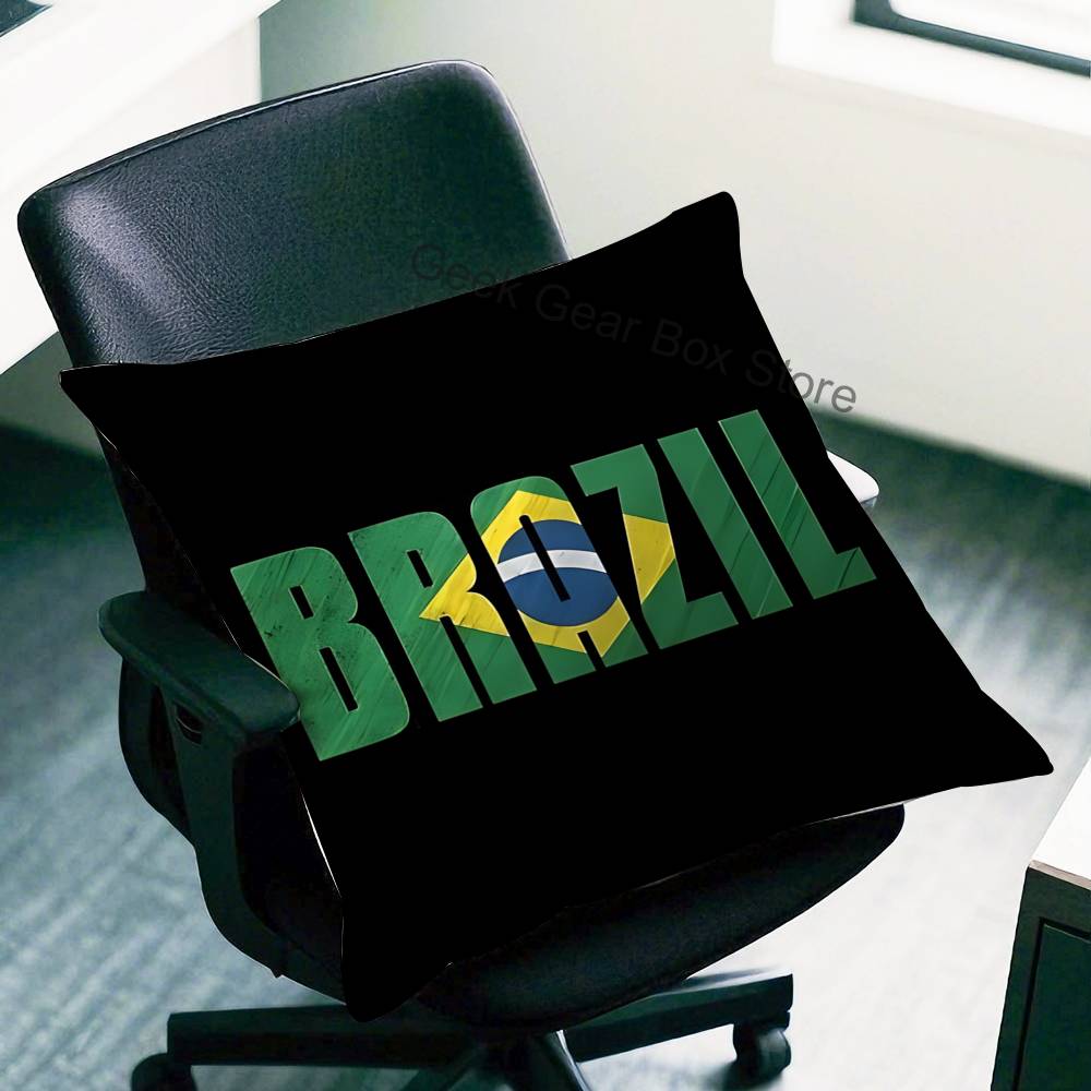 Rio de JaneiroBrazi Anime Celebrity Merchandise AllMatch Printed Pillow Case Sofa Car Office Room Decoration Protector