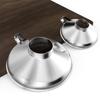 Stainless Steel Wide Mouth Funnel Set for Jars and Cans - Ideal for Liquids and Spices