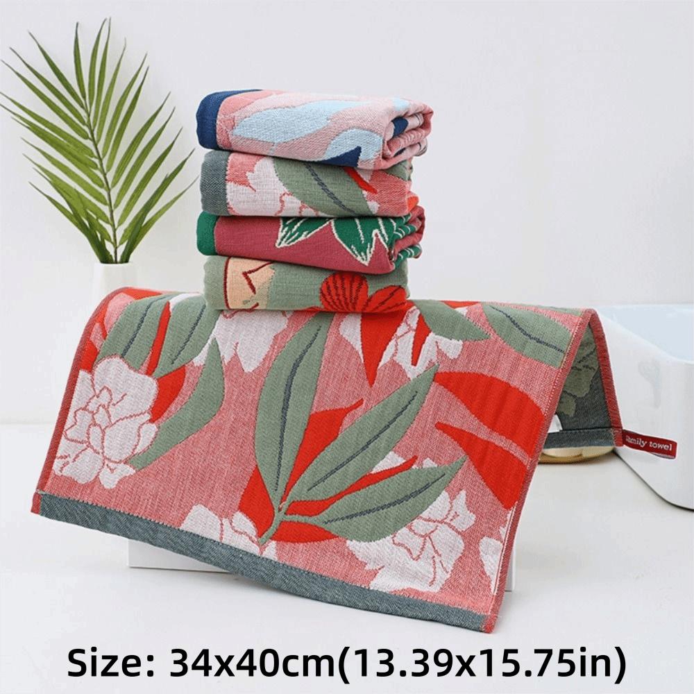 4 Layer Cotton Gauze Large Hand Towel Quick Dry Tea Towel Kitchen Towel  Home Restaurant