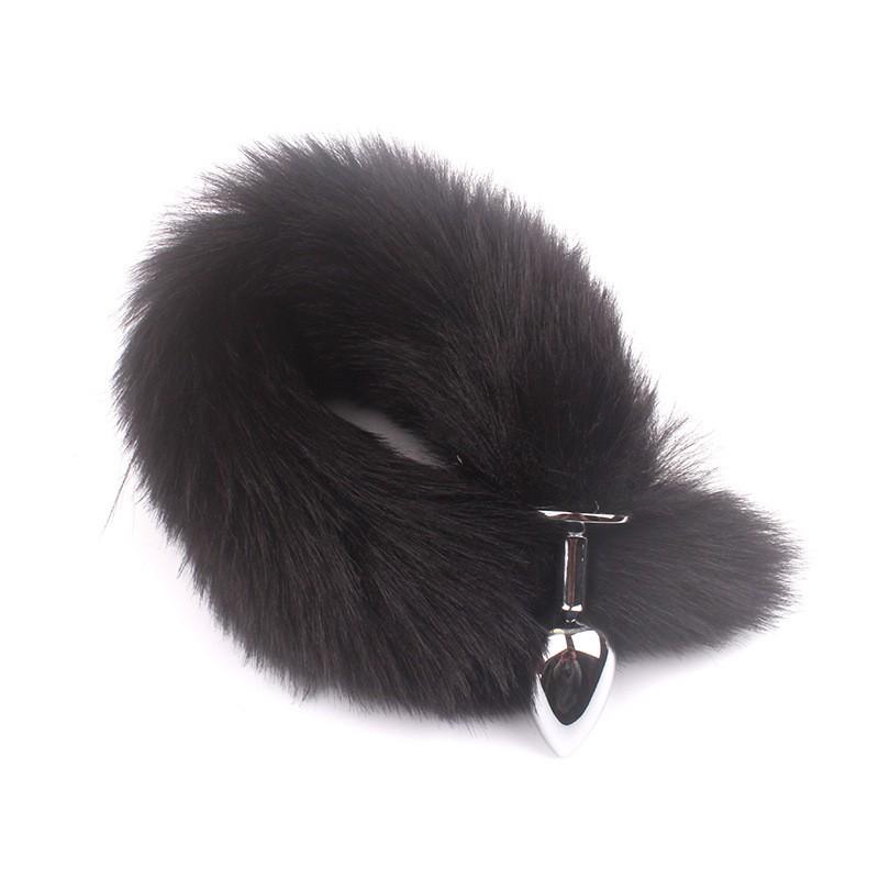 Le Yuan SM Anal Plug with Fox Tail - Female and Couple Erotic Toy