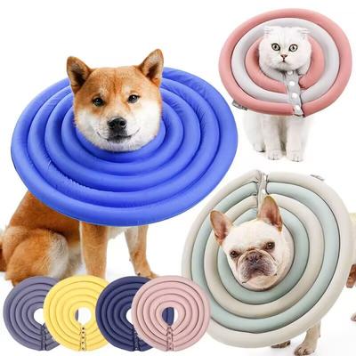 Pet Wound Protection Collar – Soft Elizabeth Collar For Dogs & Cats, Adjustable Recovery Cone For Preventing Licking (XS/S/M, 7 Colors)