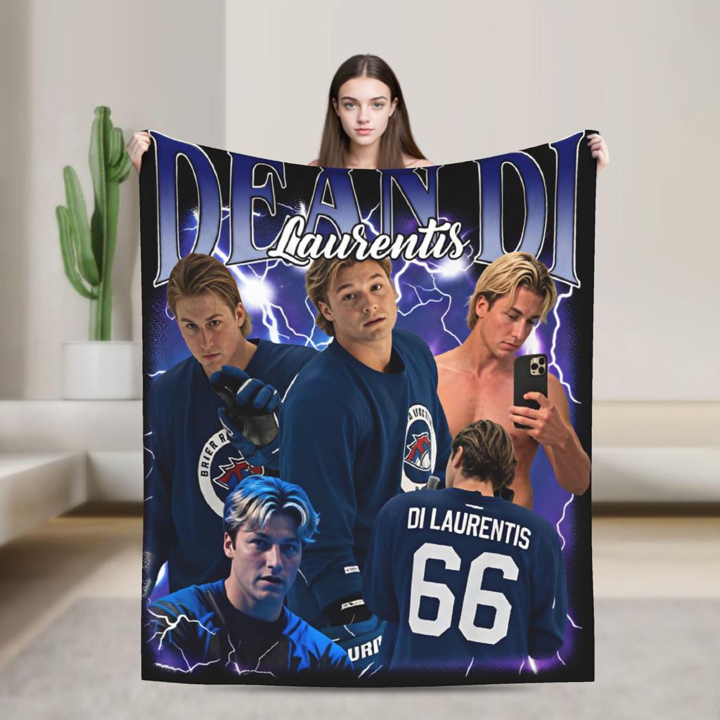 Dean Di Laurentis Off Campus Poster Warm Comfy Blanket For Sofa Home Print Throw Blanket Spring Plane Travel Flannel Bedspread
