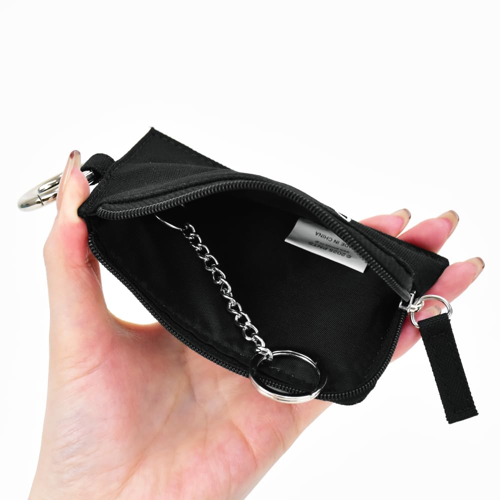 Marimo Craft Snoopy Travel Smartphone Shoulder Bag with Key Pass Case, Black (SPZ-4100)