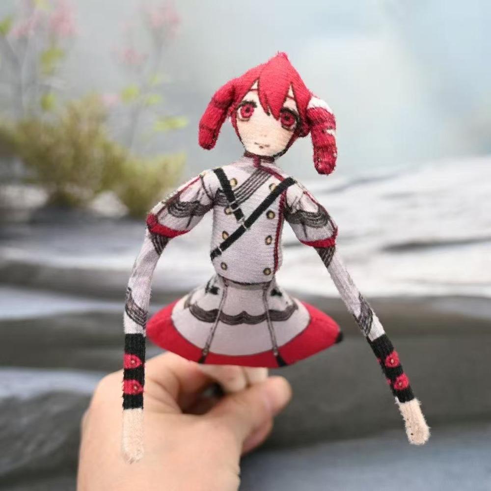 Kasane Teto Plush Anime Peripheral Twistable Shape Cotton Doll Hatsune Miku Stuffed Internal Wire Soft Cute Teto Plush Toy Gifts