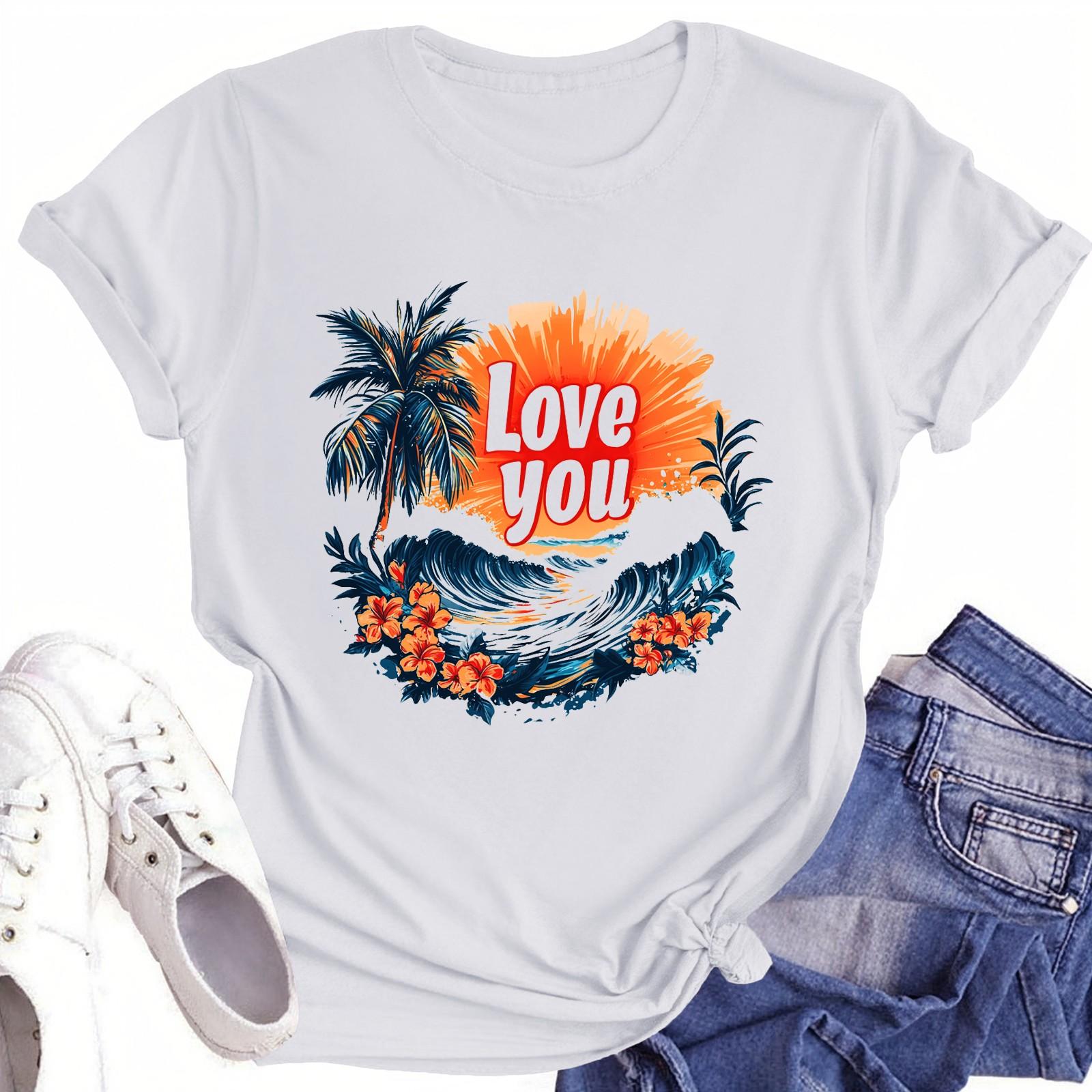 

Футболки с короткими рукавами для женщин, модные топы, легкие и мягкие повседневные летние наряды, одежда S белый