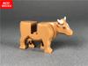 5pcs/lot MOC Bricks Animal Milk Cow Cattle Farm Educational DIY Building Blocks Figure Toys for children Dolls Xmas Gifts
