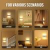 1pcs LED Induction Night Light Wireless USB Charging Human Body Induction Wall Light Bedroom Corridor Cabinet Bathroom Night Light
