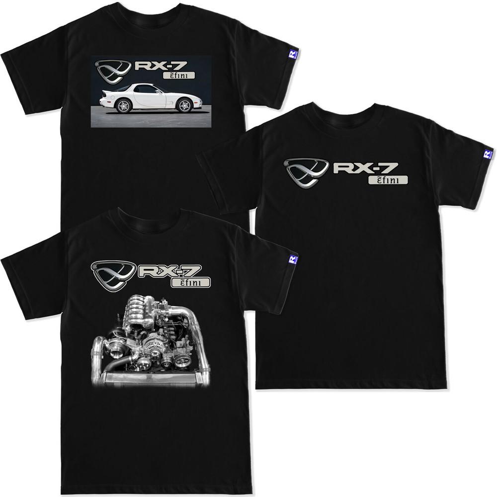 FD3S JM1FD RX7 RX-7 SP Type R Spirit R Двигатель Дрифт Турбонаддув Футболка Унисекс Футболка M