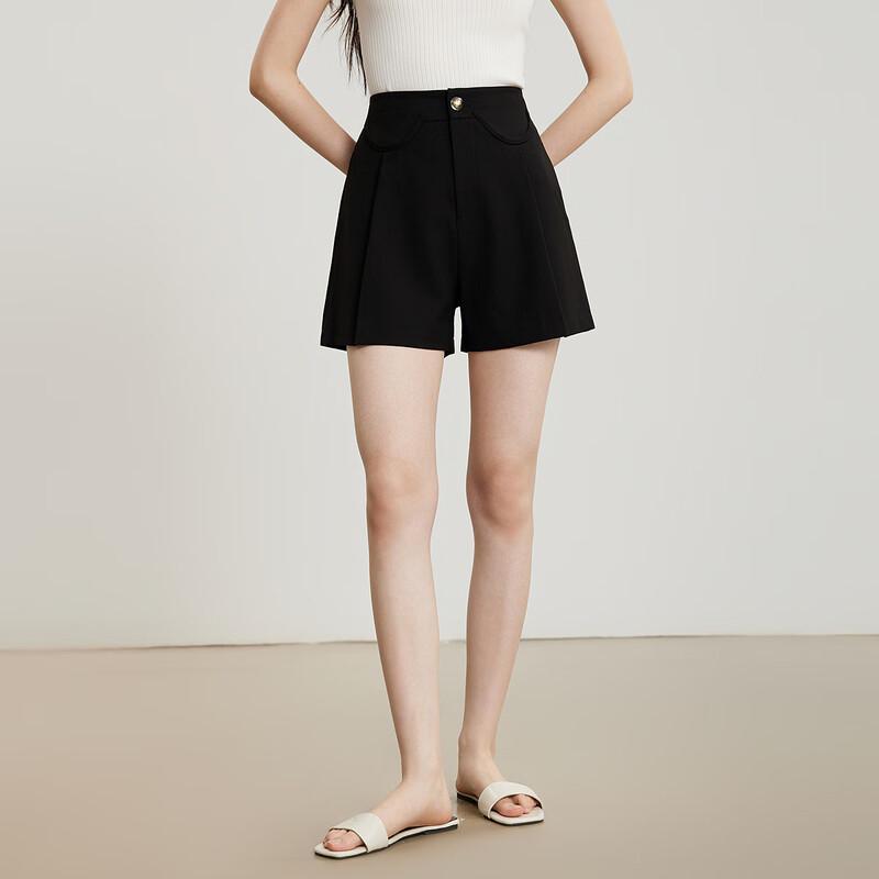 

Gejin Women s Slim-Fit Wide-Leg Casual Shorts M