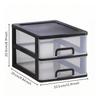 Desktop Drawer Organizer Translucent Fronts Office Supply