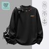 JEANSWEST LIFE Men's Heavyweight Cotton Long Sleeve Crew Neck T-Shirt