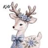 Christmas Gift for Friends 7Pcs Snowman Tree Reindeer Figurines, 2D Wooden Tiered Tray Retro Style Festive Crafts Decor, Rustic Farmhouse Tabletop