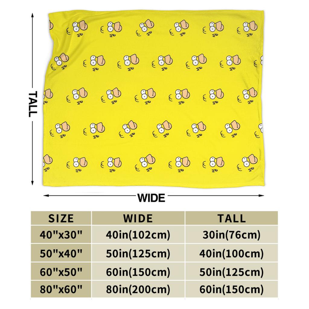 Soft Comfy Throw Blanket Travel S-Simpsons Homer Face Pattern Blanket Flannel Bedspread For Living Room Trend Sofa Bed Cover