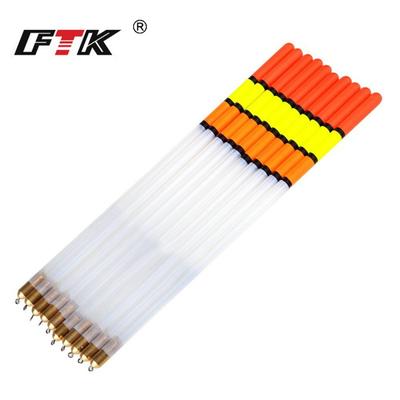 Hollow Plastic Fishing Float Transparent Sighter Buoy Freshwater Saltwater Angling
