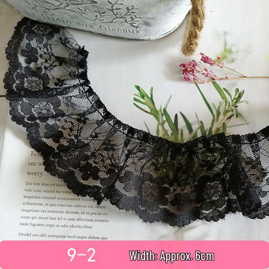 Handmade Lace Trim: Mesh for Baby Clothes, Curtains, Skirts, Pleated Decorative Fabric