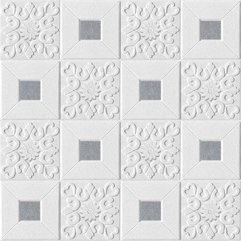 10pcs Foam 3D Foam Stickers Self-adhesive Ceiling Decorative Panels Waterproof Wallpaper Living Room Bedroom Home Decoration