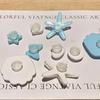 1 Set Diy Clogs Sandals Garden Shoe Decor Cute Starfish Shell Resin Shoe Charms Accessories Buckles Beach Bag Pins Girls Gifts